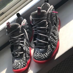 Kids Nike foamposites elephant print